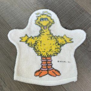 Vintage Sesame Street Big Bird Hand Wash Cloth